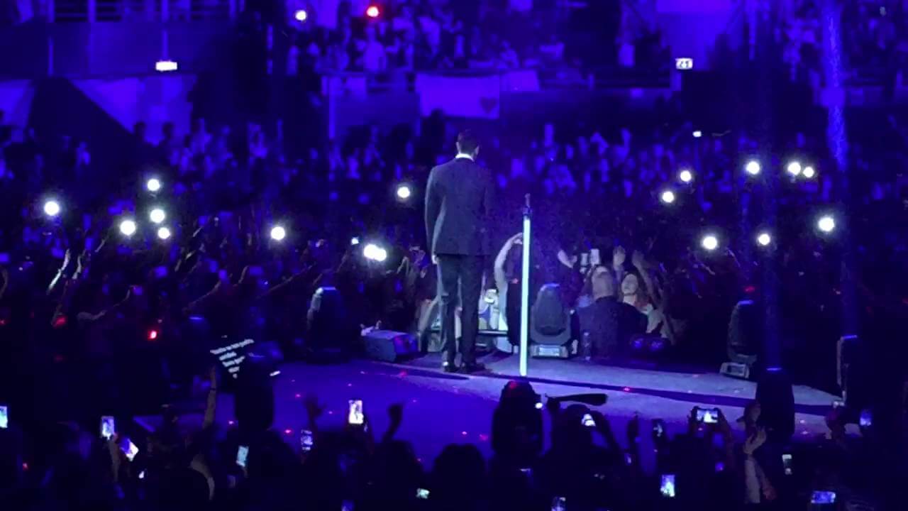 Marco Mengoni in concerto al Palalottomatica di Roma Novembre 2016