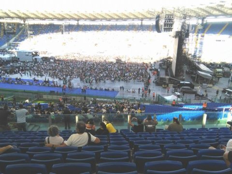 Kick Agency offre il servizio Runner per gli U2 allo Stadio Olimpico di Roma, Production Management, Produzione eventi, Gestione eventi